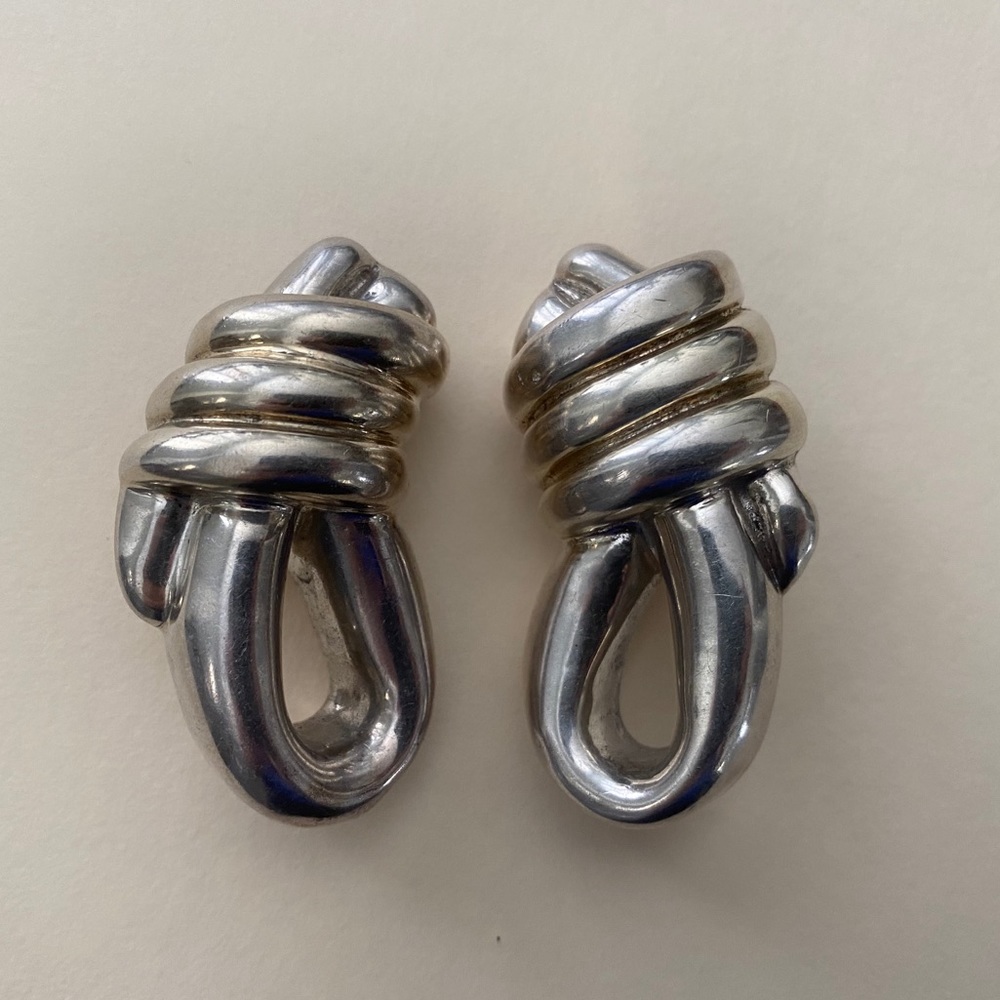 Vintage Designer Earrings Hallmark on it!